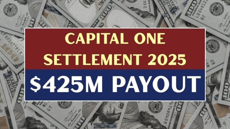 Capital One $425M Settlement 2025